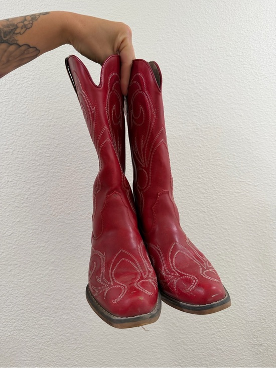 Shoes - Women's Red Western Cowboy Boots